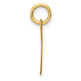 14K Round Disc Charm